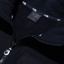 裏起毛 ハーフジップ スウェット NEW ERA BLACK LABEL ヘビーウェイト ブラック