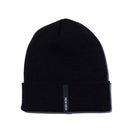 ベーシック カフニット NEW ERA BLACK LABEL シリコンパッチ ブラック