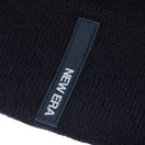 ベーシック カフニット NEW ERA BLACK LABEL シリコンパッチ ブラック