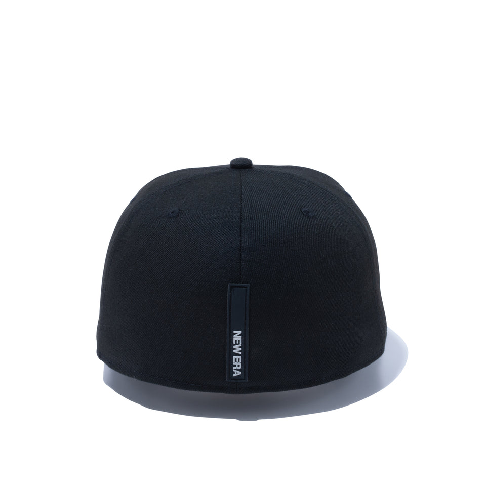 59FIFTY NEW ERA BLACK LABEL シリコンパッチ ブラック