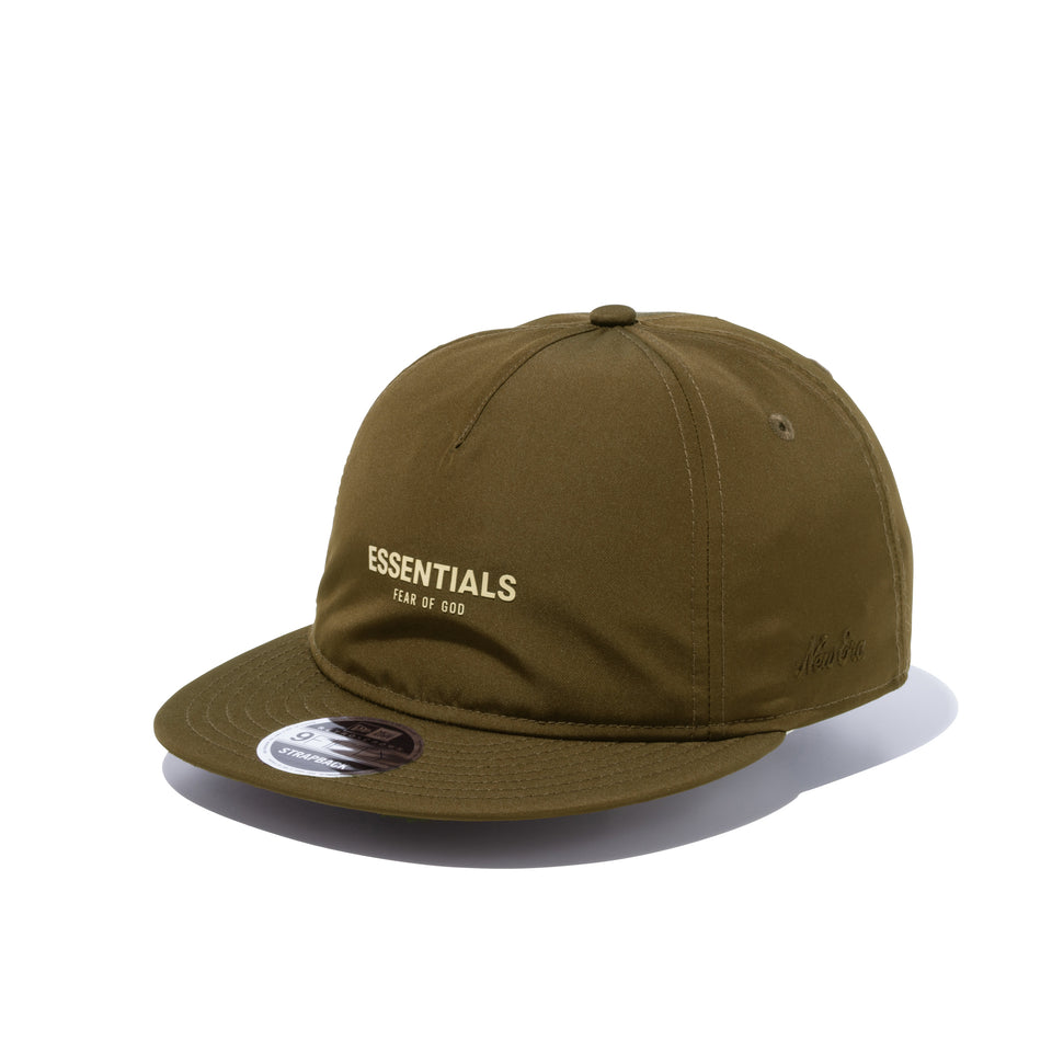 RC 9FIFTY FEAR OF GOD ESSENTIALS ロゴ ウォルナット