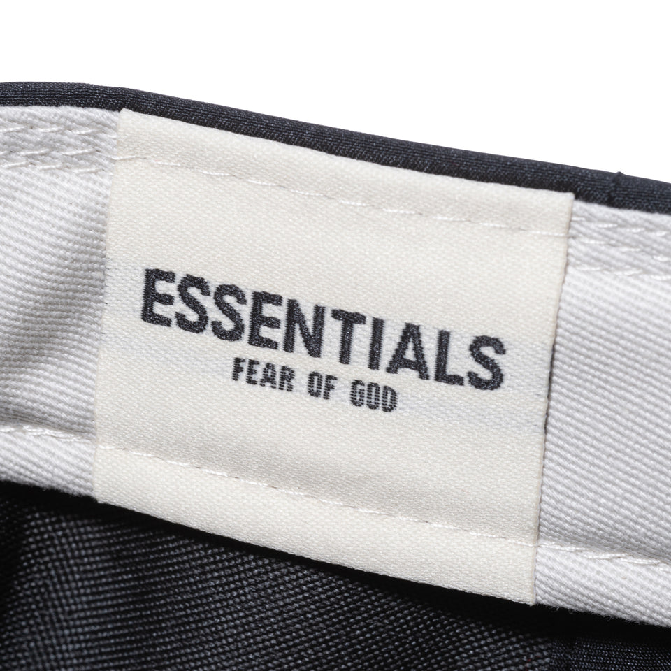 RC 9FIFTY FEAR OF GOD ESSENTIALS ロゴ ブラック