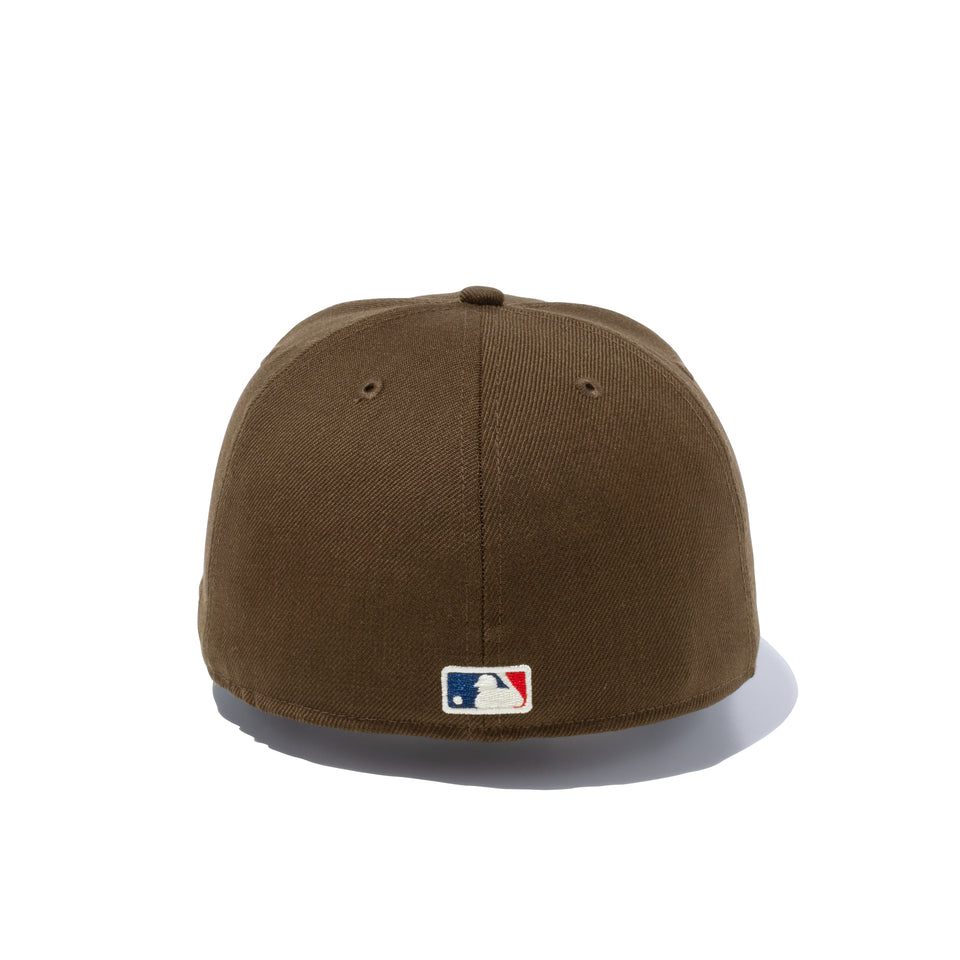 59FIFTY FEAR OF GOD ESSENTIALS Fロゴ ウォルナット グリーンアンダーバイザー