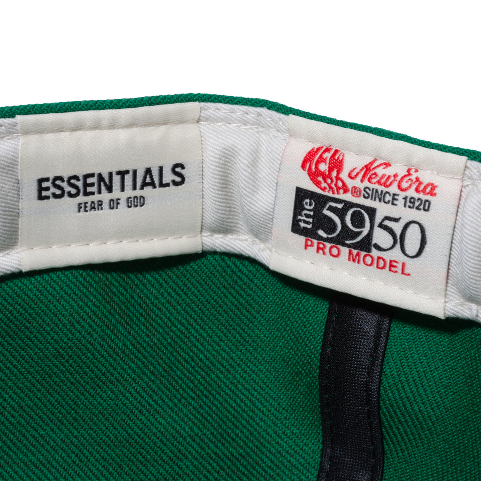59FIFTY FEAR OF GOD ESSENTIALS Trucker Style Fロゴ ホワイト/ケリーグリーン