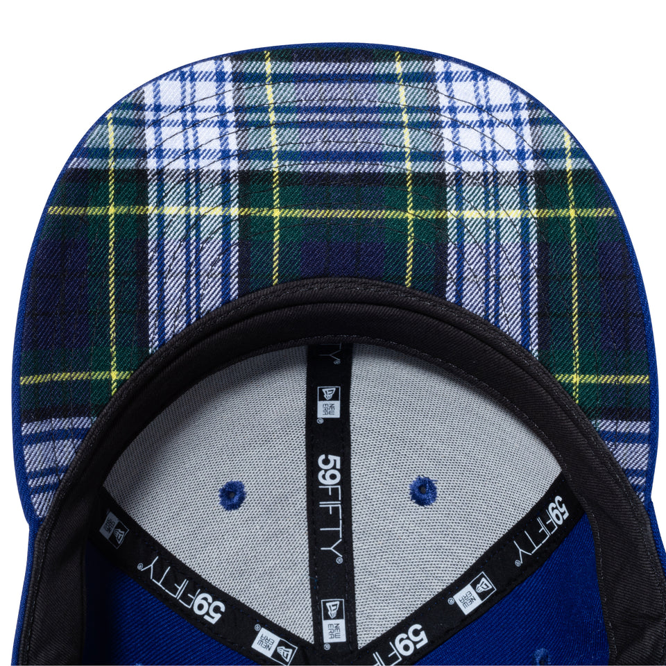 LP 59FIFTY タータンチェック ロサンゼルス・ドジャース ダークロイヤル