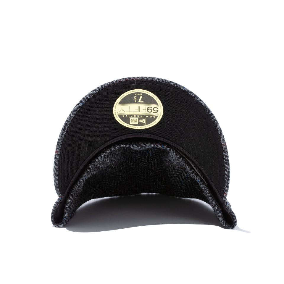 LP 59FIFTY Harris Tweed ハリスツイード ウィンドペン メタルフラッグロゴ