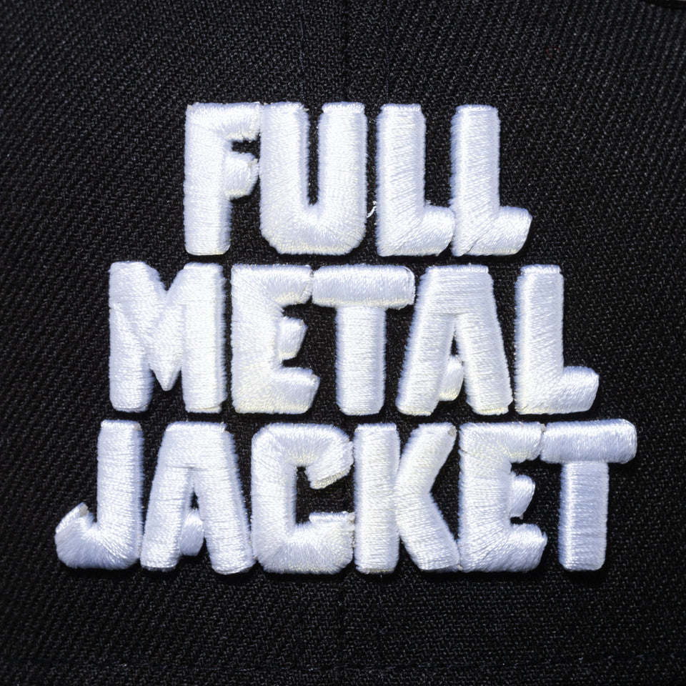 59FIFTY Full Metal Jacket フルメタル・ジャケット タイトルロゴ ブラック