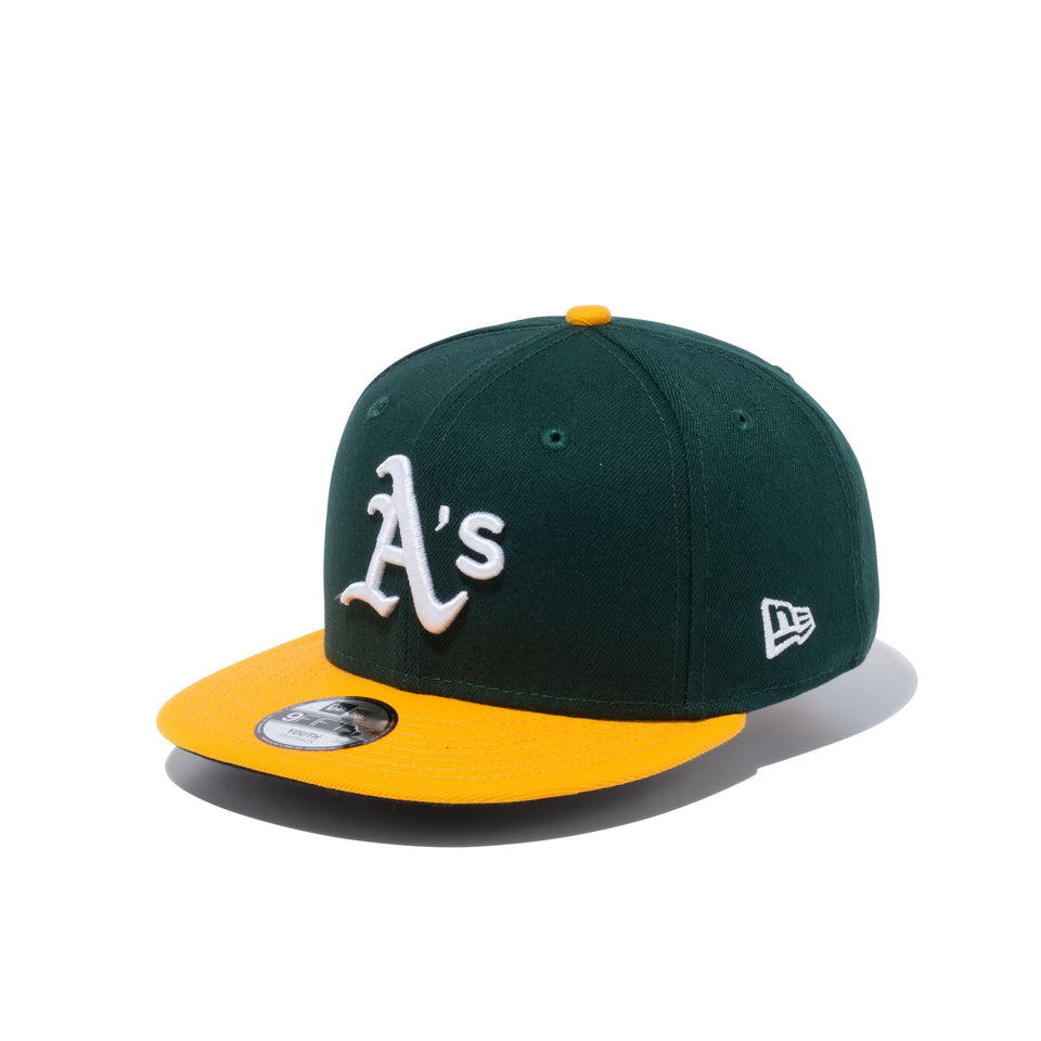 Youth 9FIFTY オークランド・アスレチックス ダークグリーン