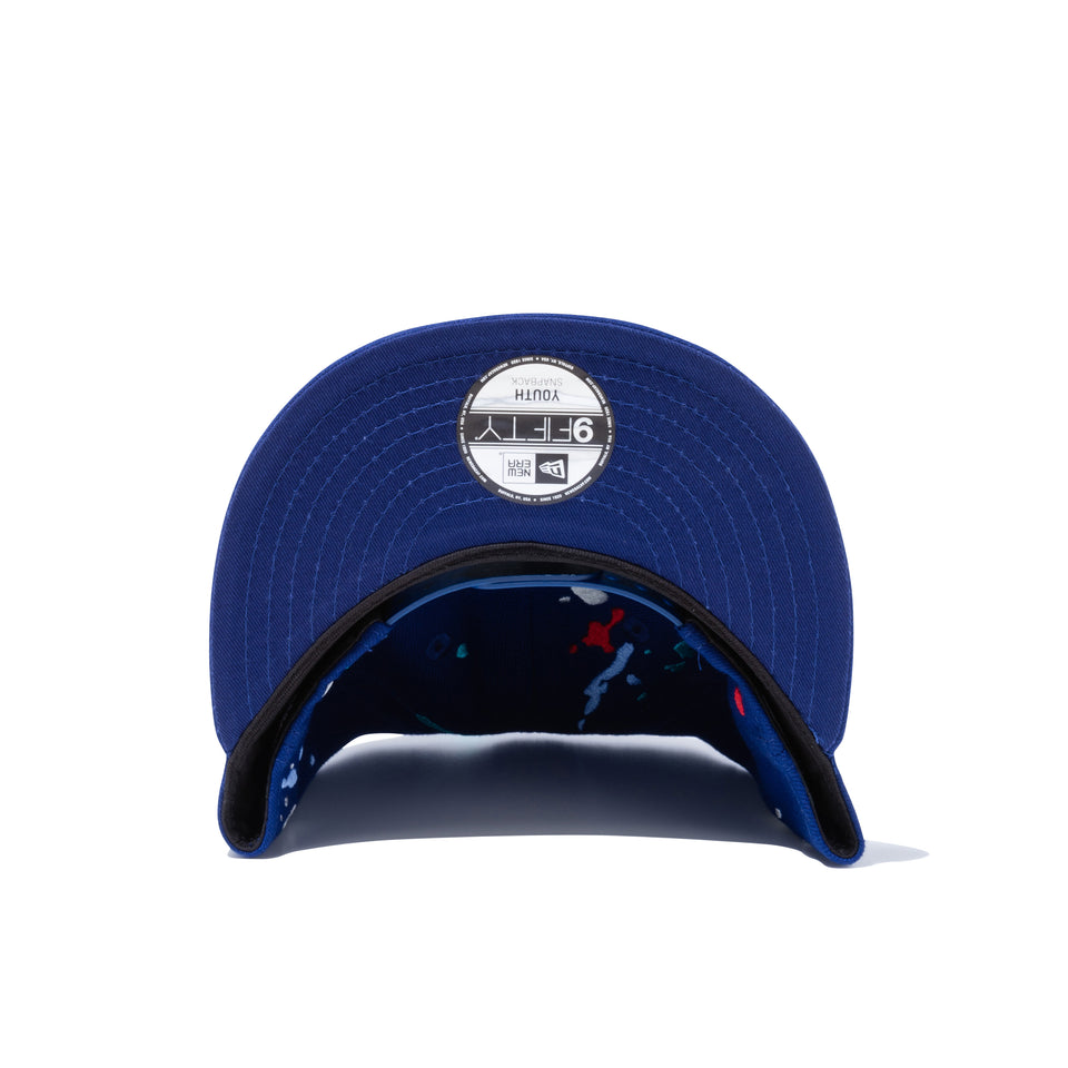Youth 9FIFTY スプラッシュエンブロイダリー ロサンゼルス・ドジャース ダークロイヤル