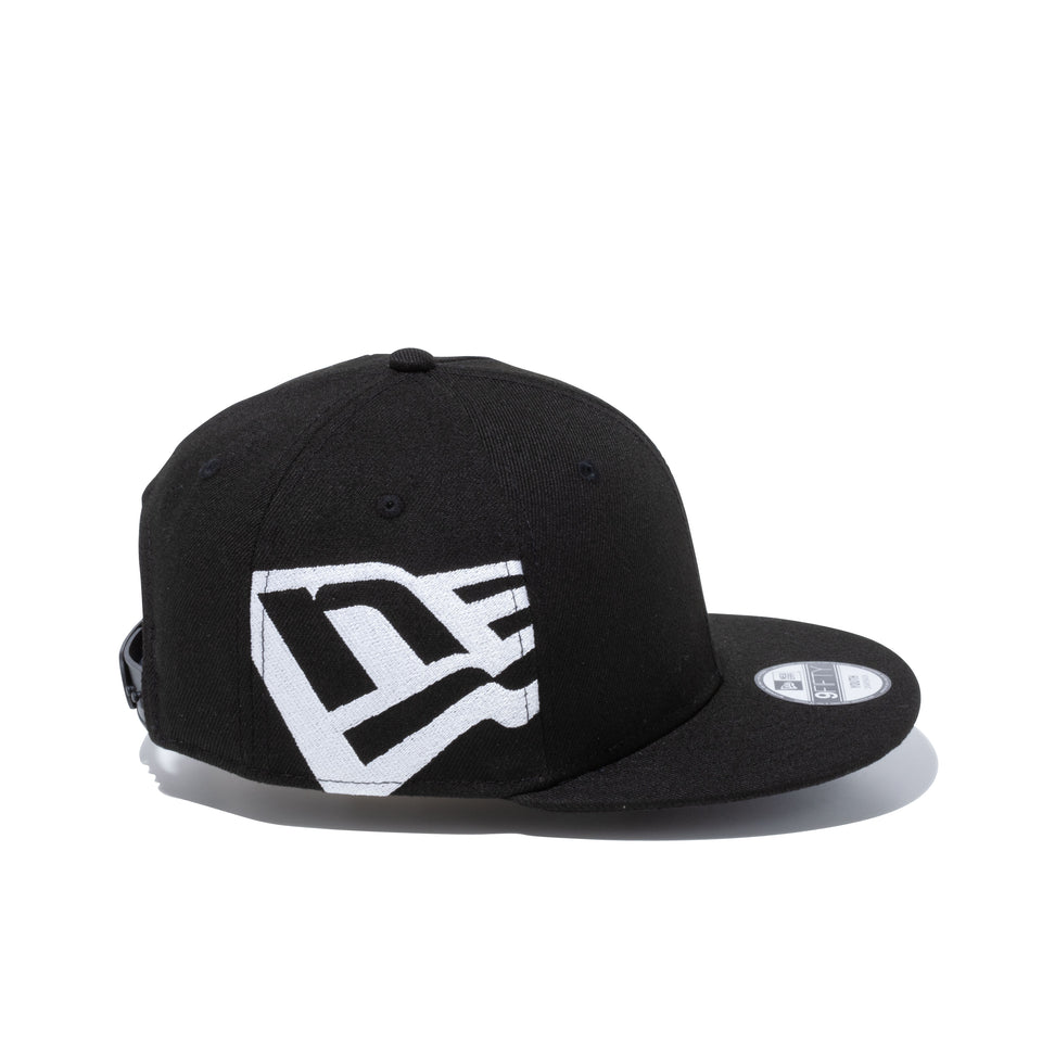 Youth 9FIFTY エッセンシャル フラッグロゴ ブラック