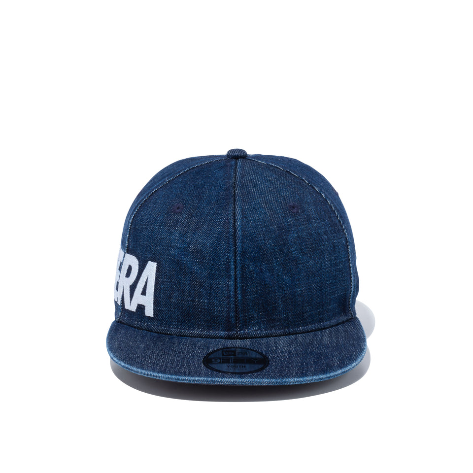 Youth 9FIFTY エッセンシャル NEW ERA ウォッシュドデニム