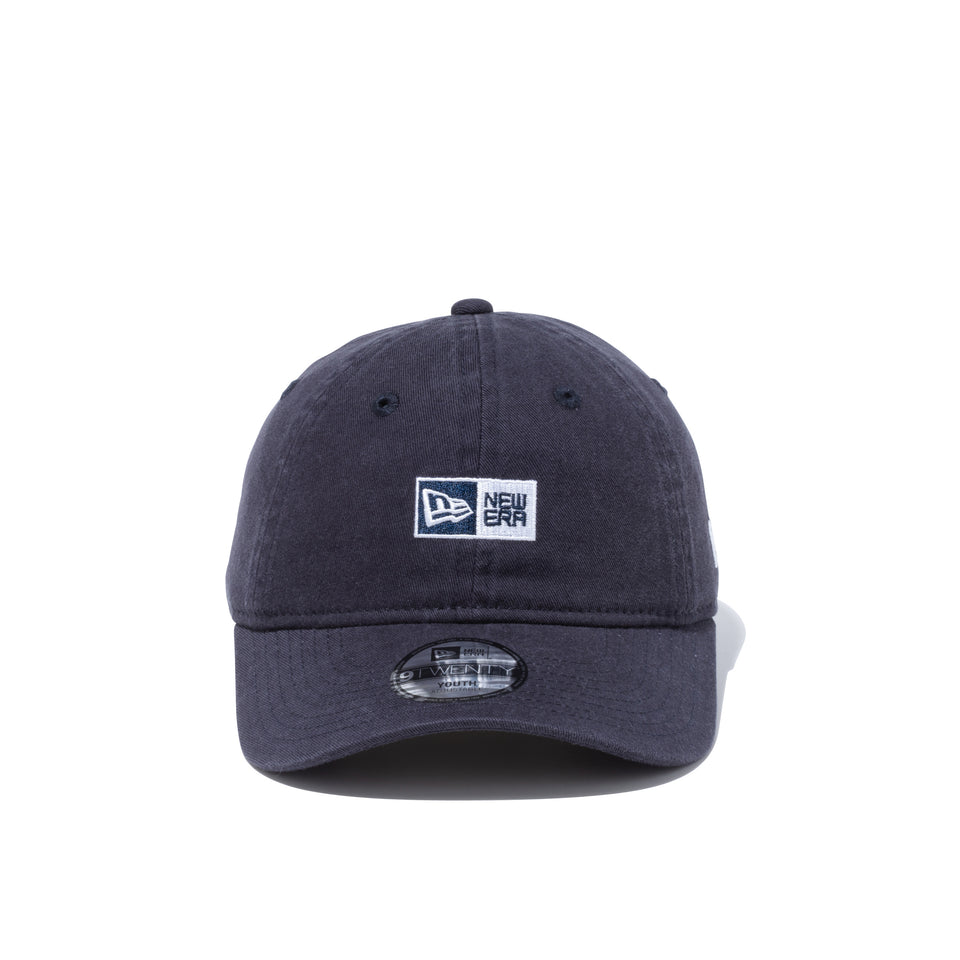 Youth 9TWENTY ボックスロゴ ネイビー × スノーホワイト