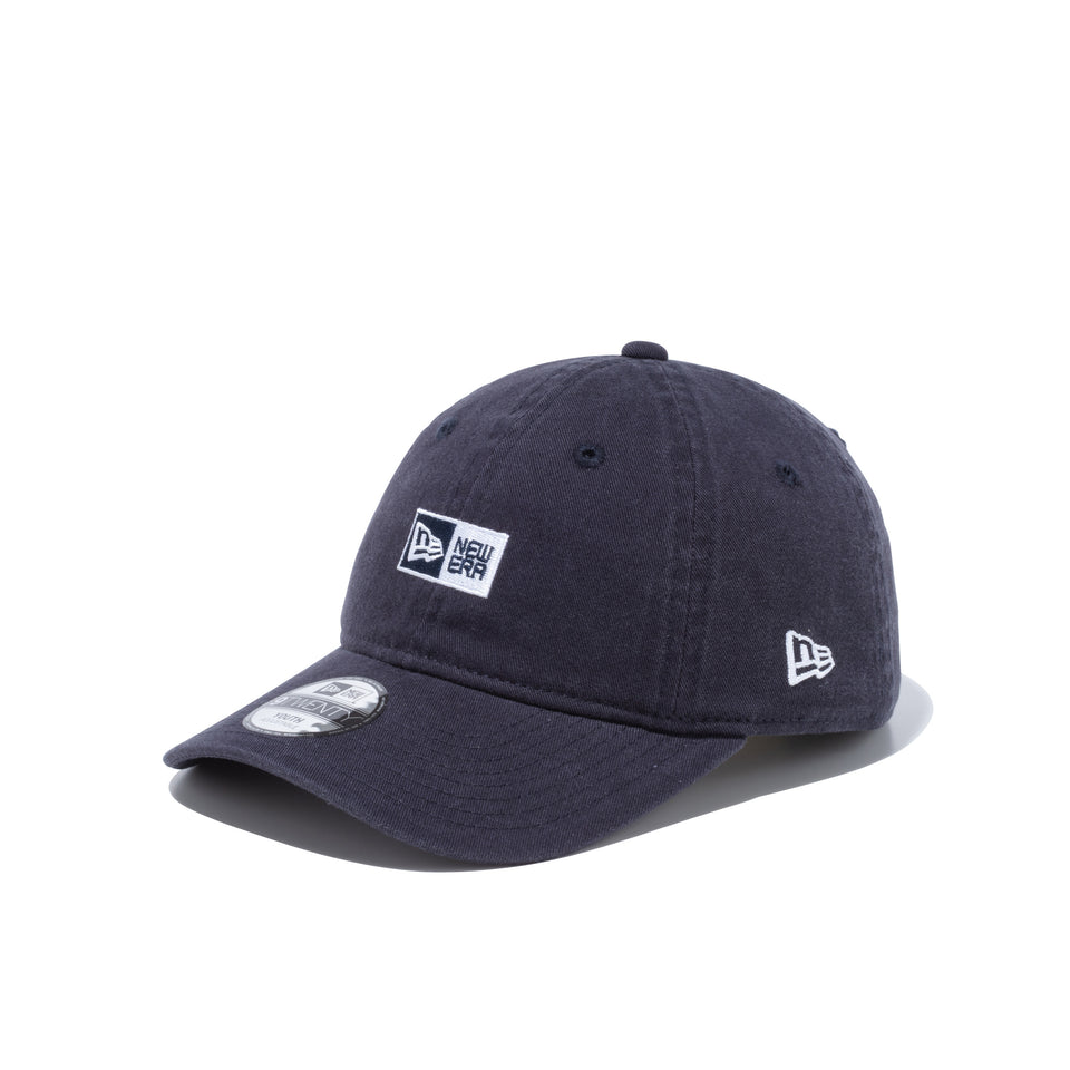 Youth 9TWENTY ボックスロゴ ネイビー × スノーホワイト