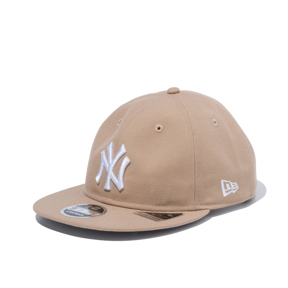 RC 9FIFTY フラットバイザー ニューヨーク・ヤンキース キャメル グレーアンダーバイザー