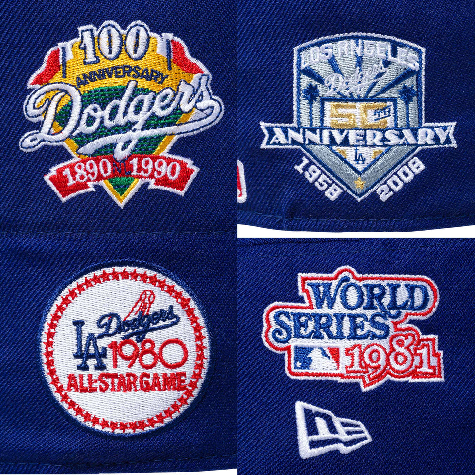 Pill Box MLB エンブレム ロサンゼルス・ドジャース マルチロゴ ダークロイヤル