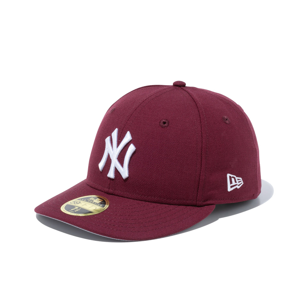 LP 59FIFTY MLBカスタム ニューヨーク・ヤンキース マルーン グレーアンダーバイザー