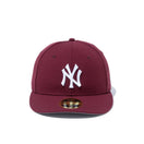 LP 59FIFTY MLBカスタム ニューヨーク・ヤンキース マルーン グレーアンダーバイザー
