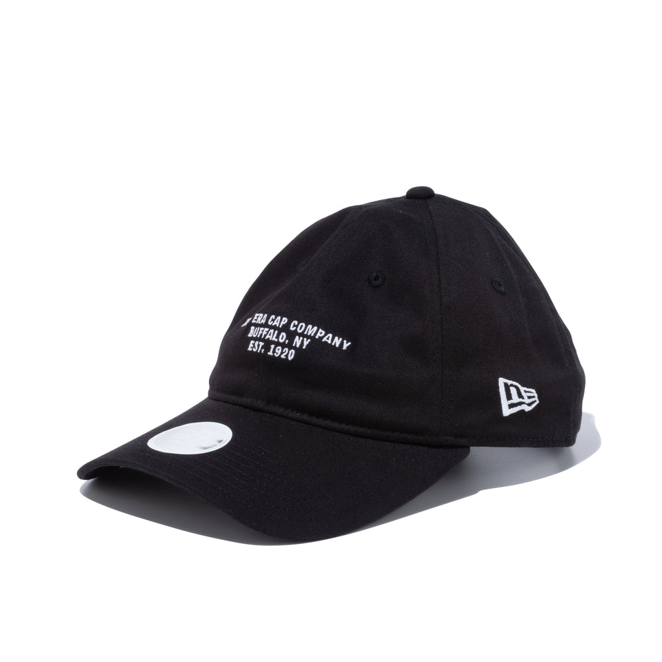 【ゴルフ】 WOMEN'S 9THIRTY ロングバイザー ストレッチコットン ウォッシャブル ブラック