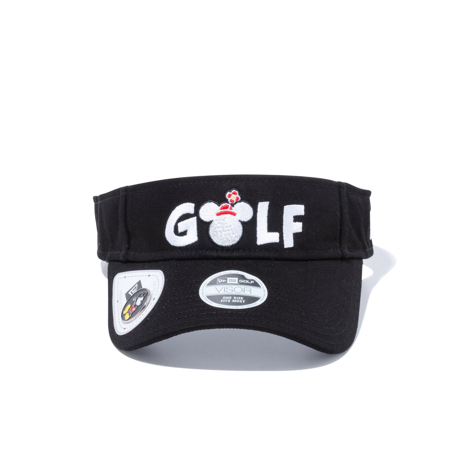 【ゴルフ】 サンバイザー On Par ディズニー ミッキーマウス GOLF ブラック