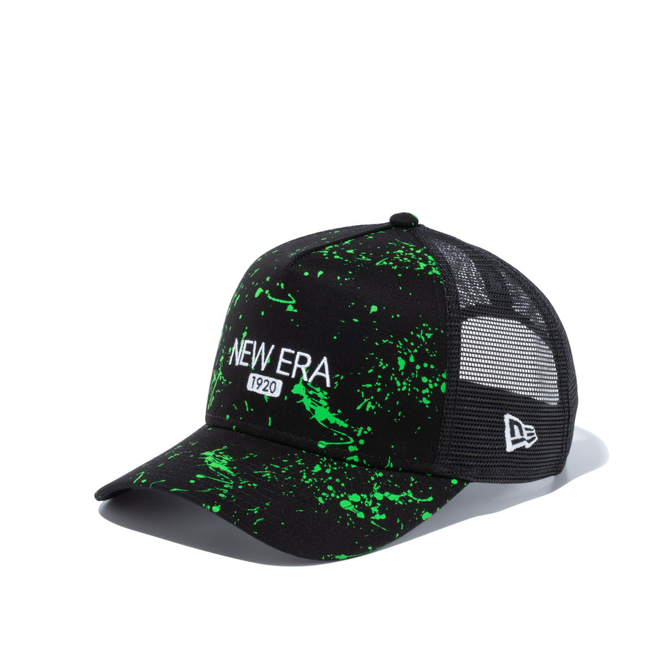 【ゴルフ】 9FORTY A-Frame トラッカー スプラッシュペイント NEW ERA 1920 ブラック