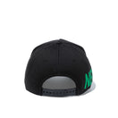 【ゴルフ】 9FORTY A-Frame ダッシュマークメッシュ NEW ERA ブラック × シャムロック