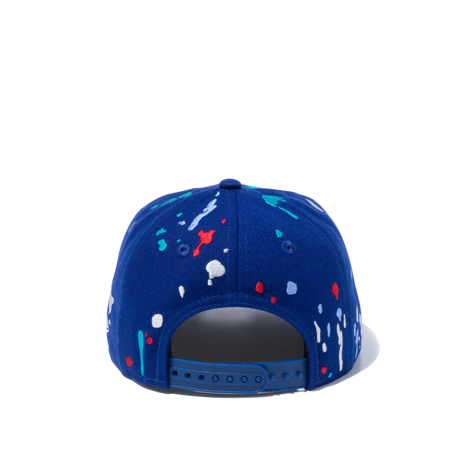 Child 9FIFTY スプラッシュエンブロイダリー ロサンゼルス・ドジャース ダークロイヤル