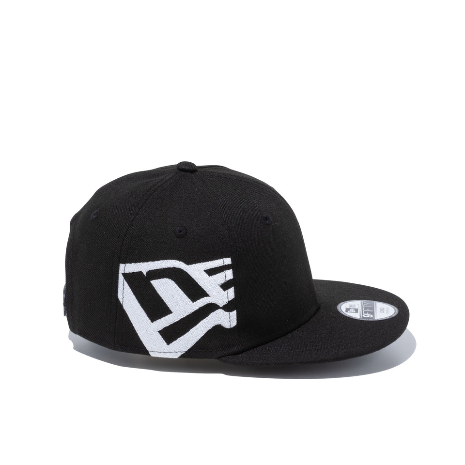 Child 9FIFTY エッセンシャル フラッグロゴ ブラック