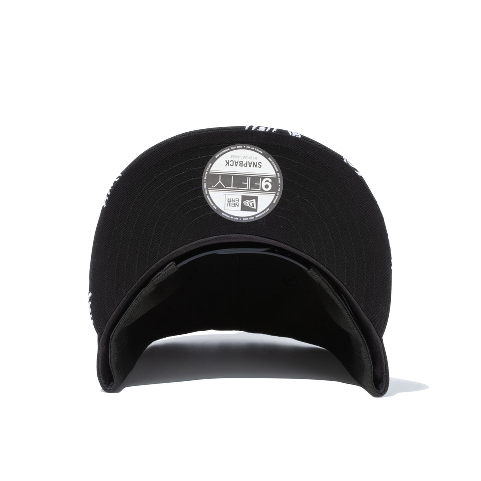 9FIFTY ペイズリー エンブロイダリー ニューヨーク・ヤンキース ブラック ブラックペイズリーバイザー