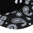 9FIFTY ペイズリー エンブロイダリー ニューヨーク・ヤンキース ブラック ブラックペイズリーバイザー