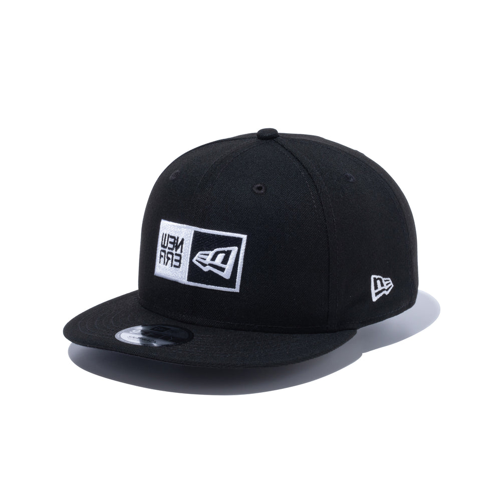 9FIFTY ミラーロゴ ボックスロゴ ブラック