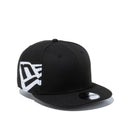 9FIFTY エッセンシャル フラッグロゴ ブラック × スノーホワイト