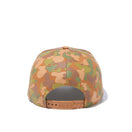 9FIFTY ダックキャンバス レザーパッチ カモプリント オリーブスエードバイザー