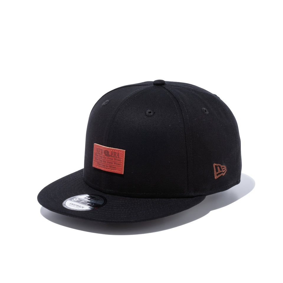 9FIFTY ダックキャンバス レザーパッチ ダックブラック