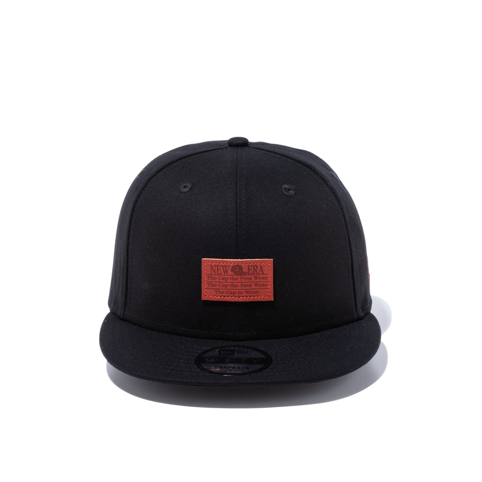 9FIFTY ダックキャンバス レザーパッチ ダックブラック