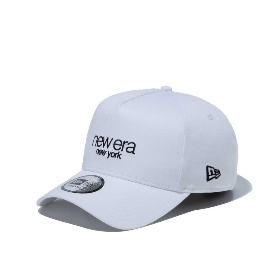 9FORTY A-Frame ベーシックファブリクス new era new york ホワイト
