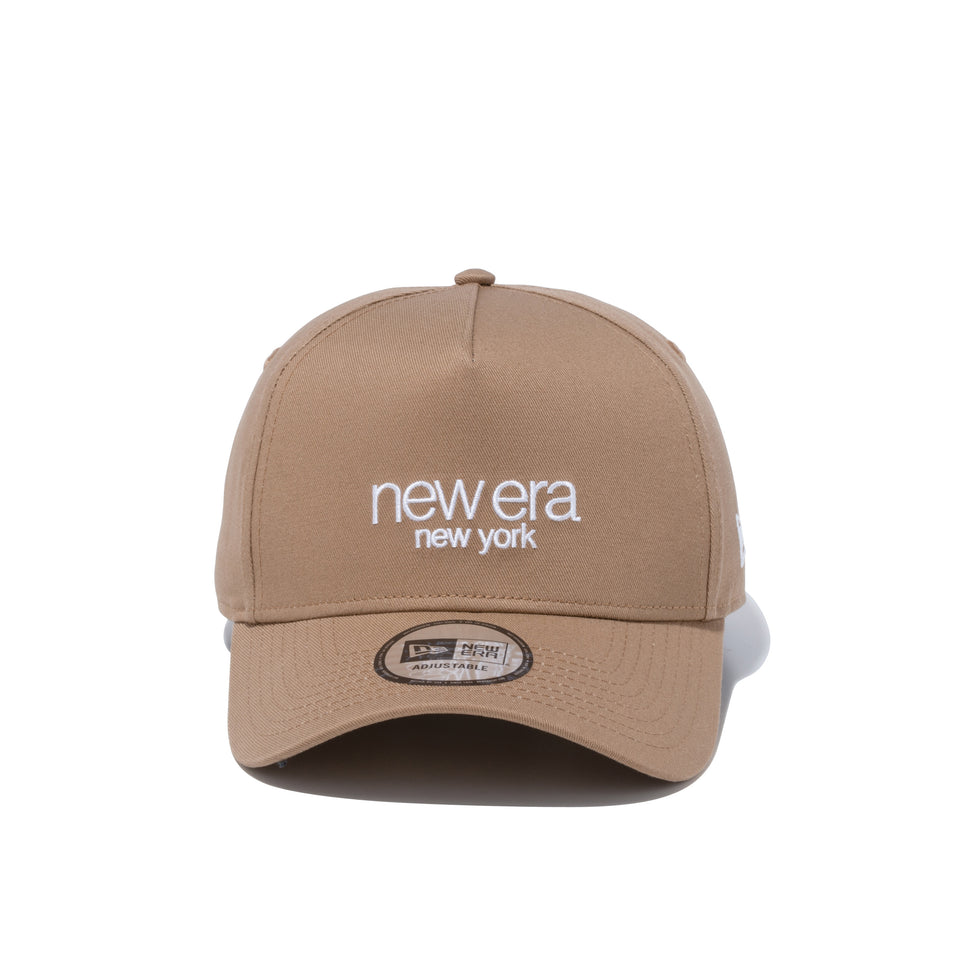 9FORTY A-Frame ベーシックファブリクス new era new york カーキ