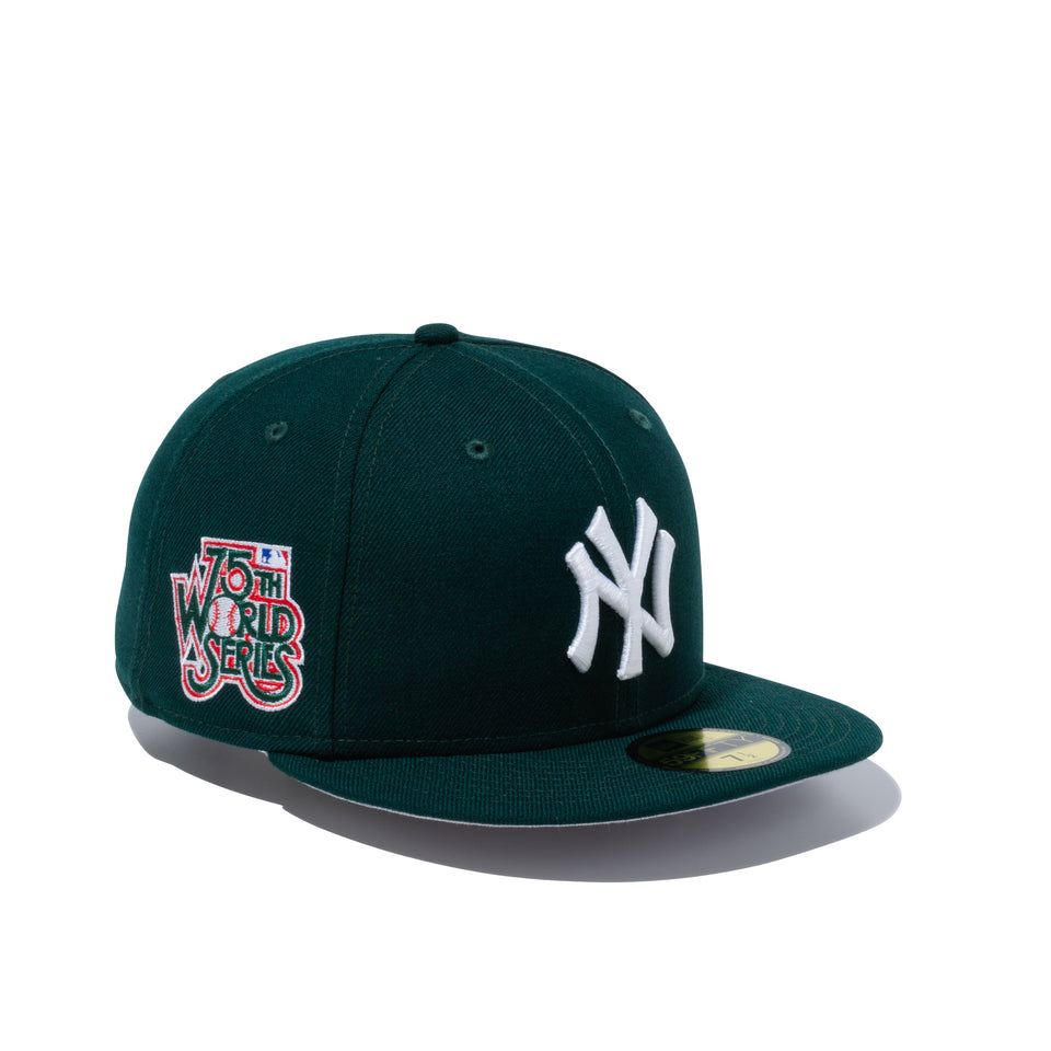 59FIFTY MLB サイドパッチ ニューヨーク・ヤンキース ワールドシリーズ ダークグリーン