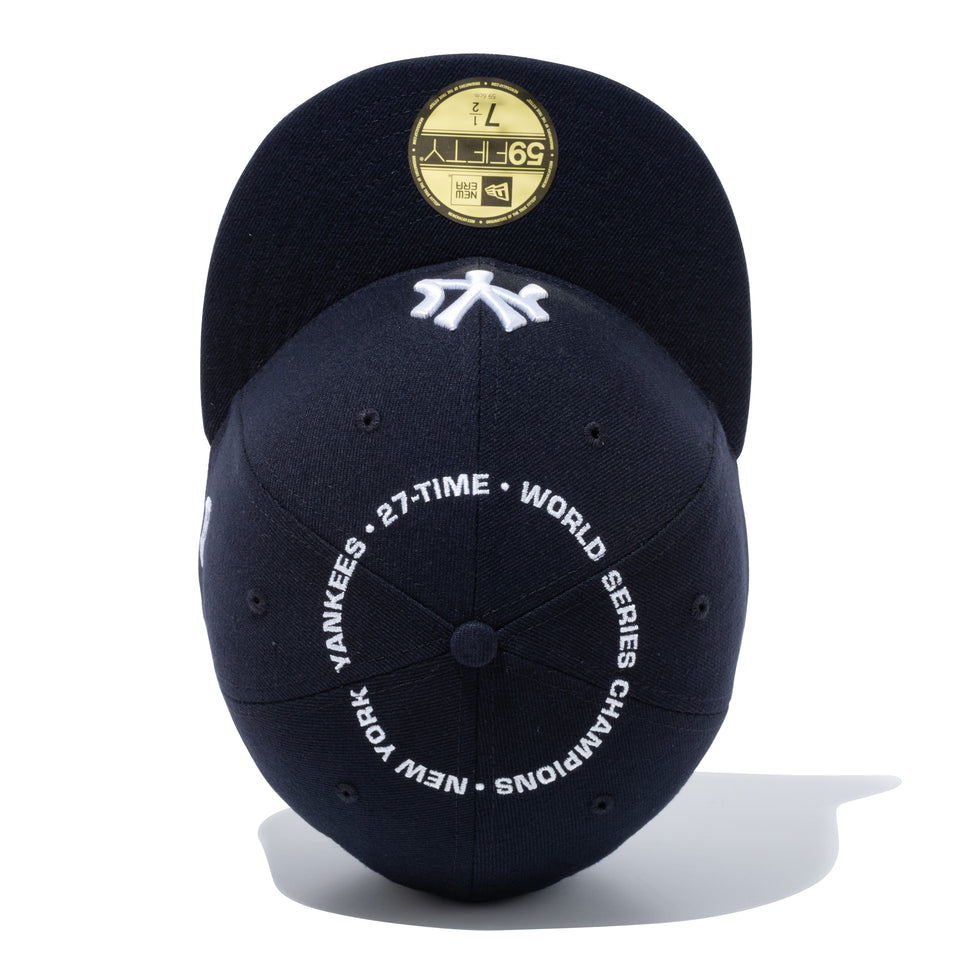 59FIFTY MLB サークル ニューヨーク・ヤンキース ネイビー