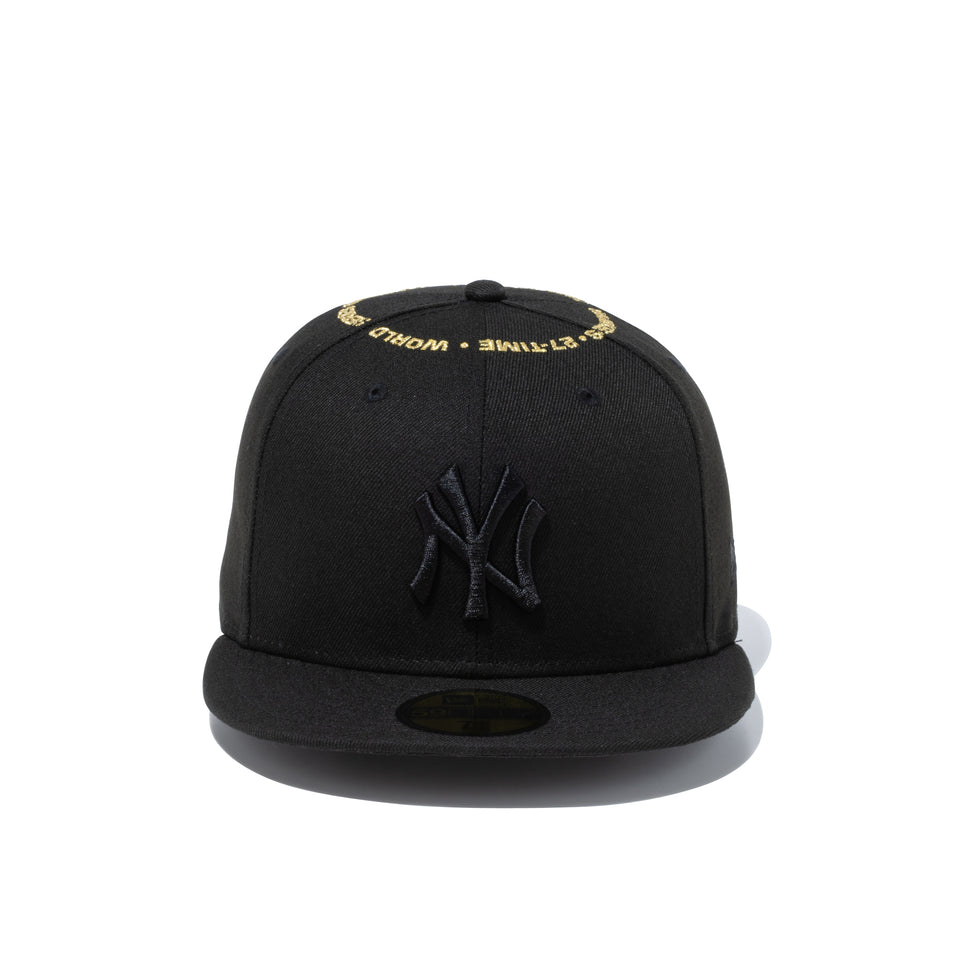 59FIFTY MLB サークル ニューヨーク・ヤンキース ブラック × ブラック