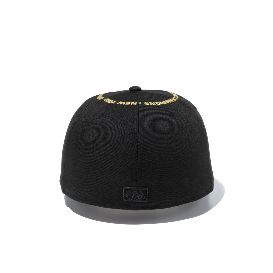59FIFTY MLB サークル ニューヨーク・ヤンキース ブラック × ブラック