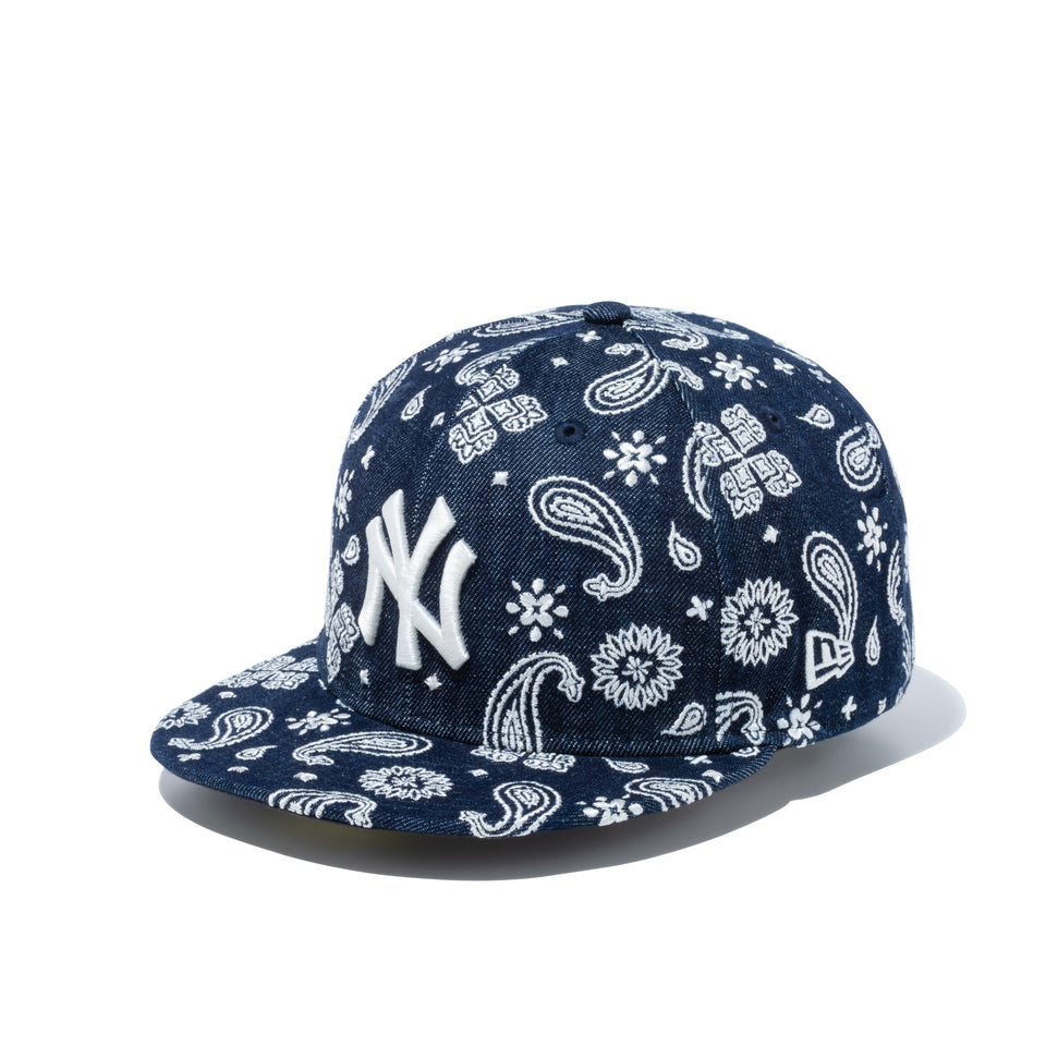 59FIFTY ペイズリー エンブロイダリー ニューヨーク・ヤンキース デニムペイズリー