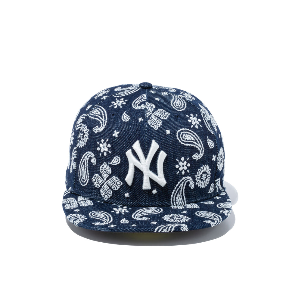 59FIFTY ペイズリー エンブロイダリー ニューヨーク・ヤンキース デニムペイズリー