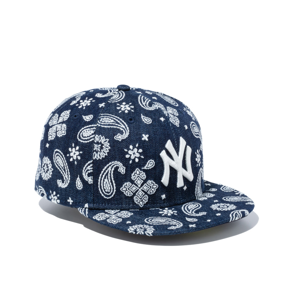 59FIFTY ペイズリー エンブロイダリー ニューヨーク・ヤンキース デニムペイズリー