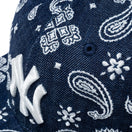 59FIFTY ペイズリー エンブロイダリー ニューヨーク・ヤンキース デニムペイズリー