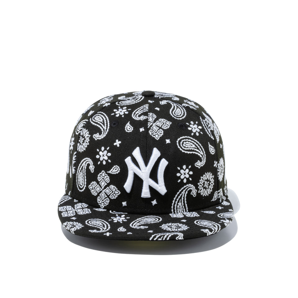 59FIFTY ペイズリー エンブロイダリー ニューヨーク・ヤンキース ブラックペイズリー