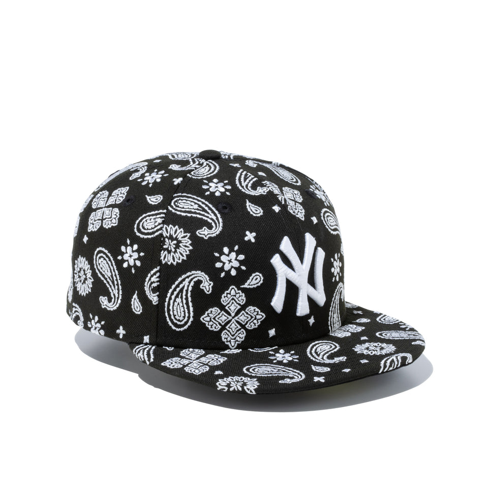 59FIFTY ペイズリー エンブロイダリー ニューヨーク・ヤンキース ブラックペイズリー