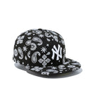 59FIFTY ペイズリー エンブロイダリー ニューヨーク・ヤンキース ブラックペイズリー