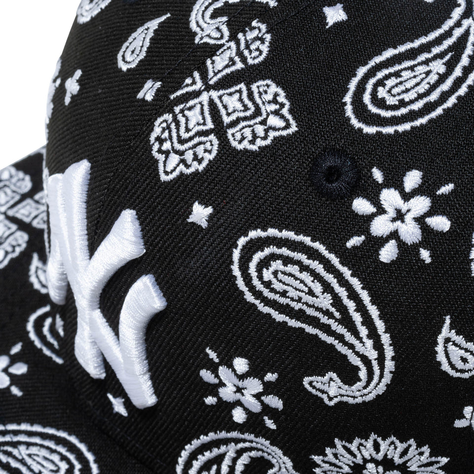 59FIFTY ペイズリー エンブロイダリー ニューヨーク・ヤンキース ブラックペイズリー