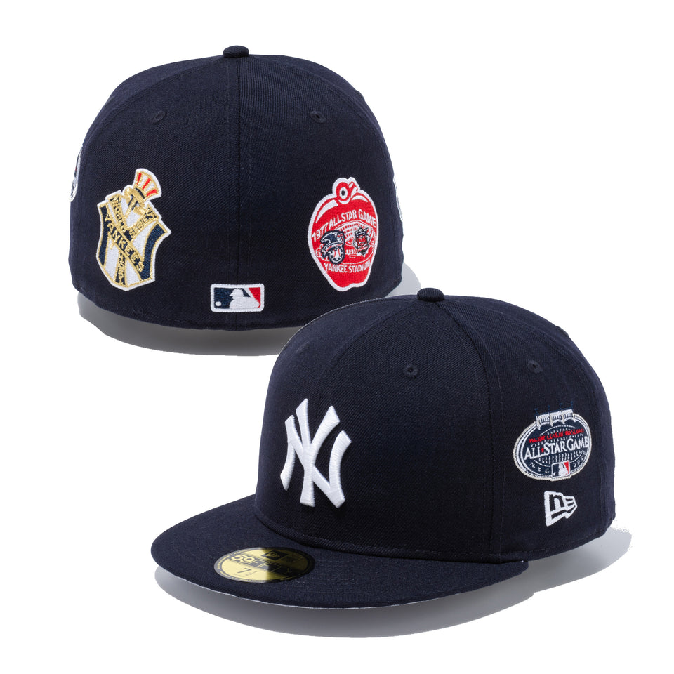 59FIFTY MLB エンブレム ニューヨーク・ヤンキース マルチロゴ ネイビー