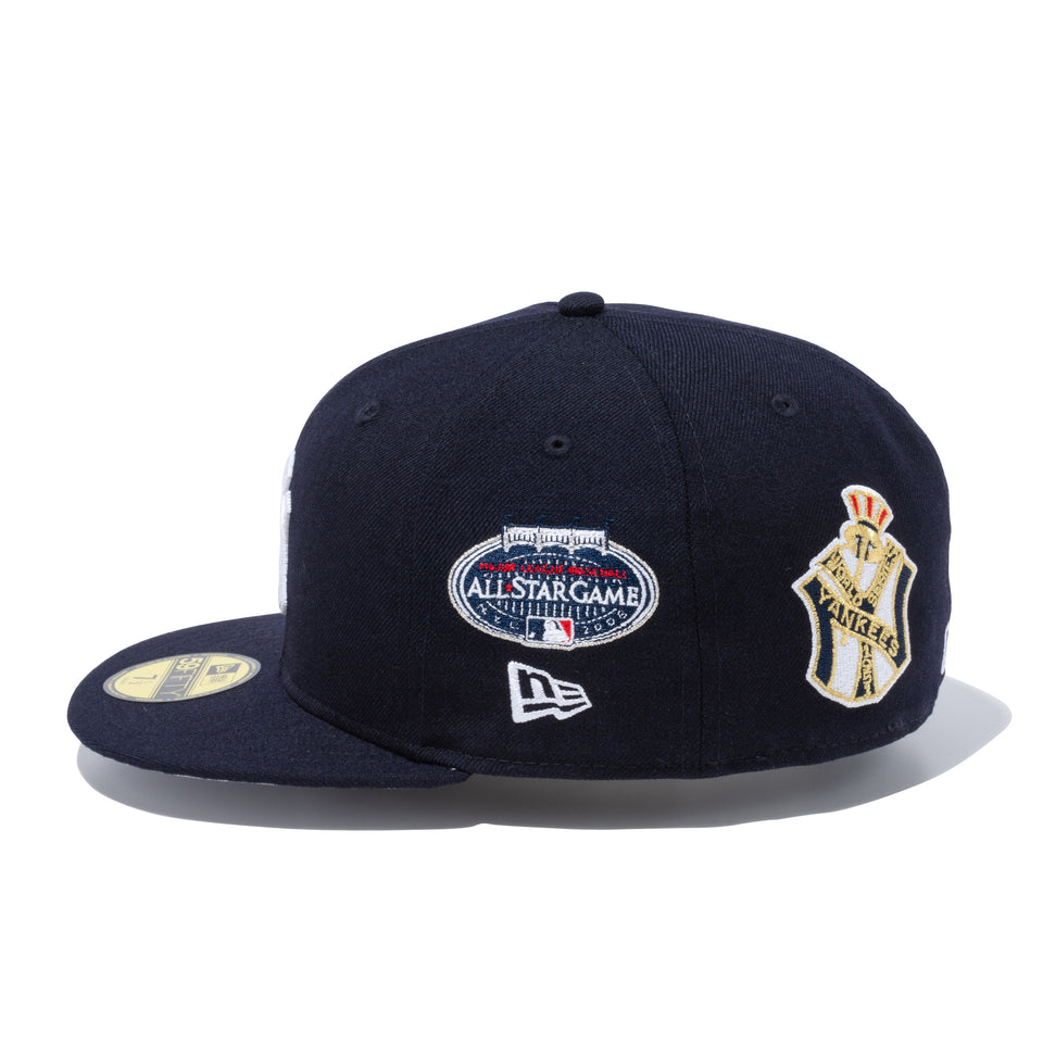 59FIFTY MLB エンブレム ニューヨーク・ヤンキース マルチロゴ ネイビー